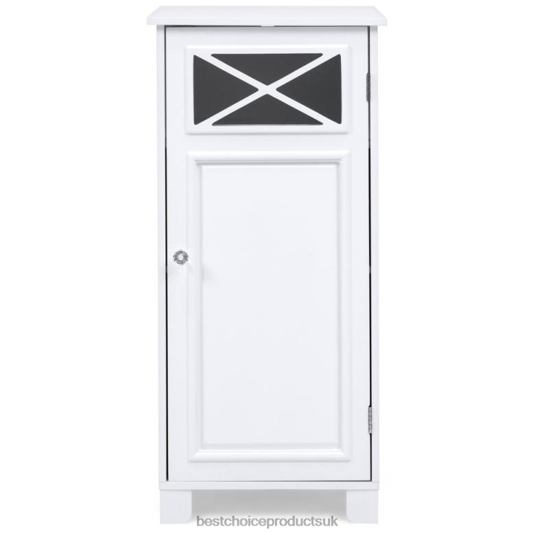 Accessory Best Choice Products3-Tier Classic Wooden Floor Cabinet w/ Door N62R1289 White