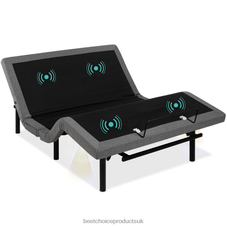 Accessory Best Choice ProductsAdjustable Bed Base with Massage, Remote, USB Ports N62R1188 Beauty