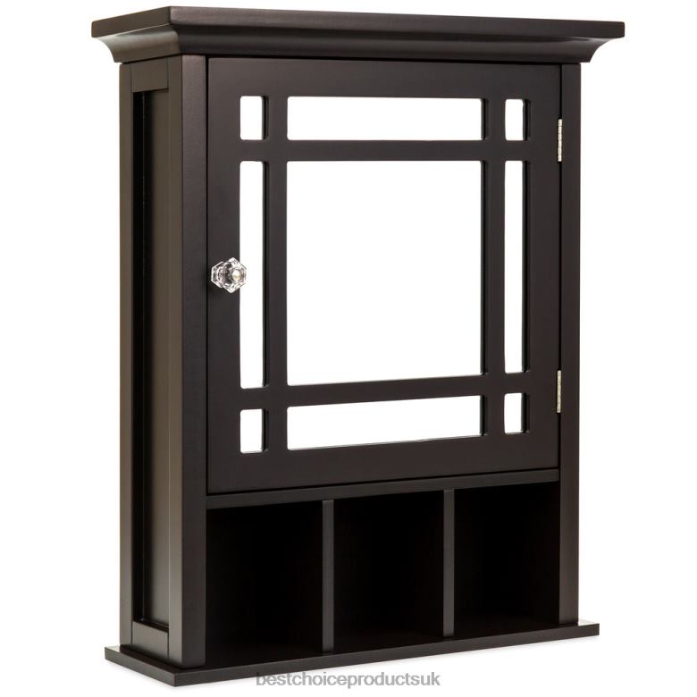 Accessory Best Choice ProductsBathroom Vanity Mirror Wall Storage Cabinet N62R1290 Espresso