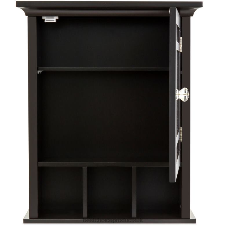 Accessory Best Choice ProductsBathroom Vanity Mirror Wall Storage Cabinet N62R1290 Espresso