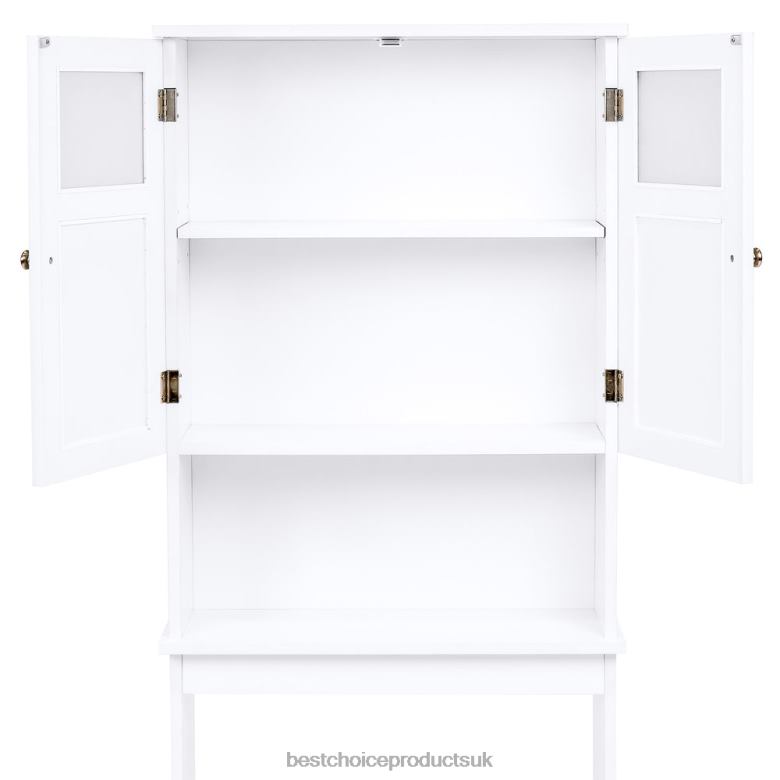 Accessory Best Choice ProductsDouble Door Over-the-Toilet Bathroom Storage Cabinet N62R1280 White