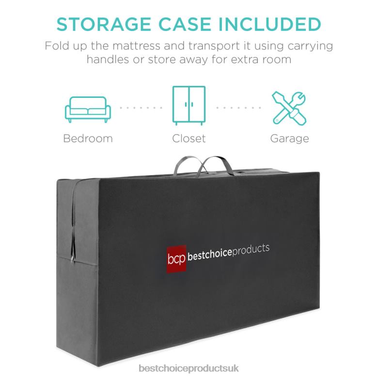 Accessory Best Choice ProductsFolding Portable Mattress Topper w/ Plush Foam N62R344 Beauty