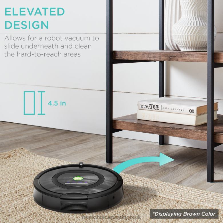 Accessory Best Choice Products4-Tier Industrial Console Table w/ Tall Shelf Space N62R724 Brown