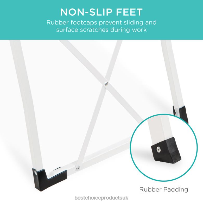 Accessory Best Choice Products3-Step Portable Folding Step Ladder w/ Non-Slip Feet, 330lb Capacity N62R1240 White