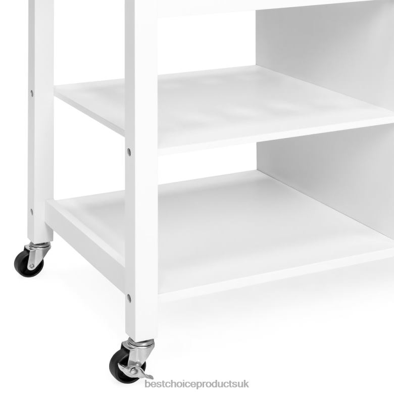 Accessory Best Choice ProductsMobile Kitchen Island Cart N62R1301 White