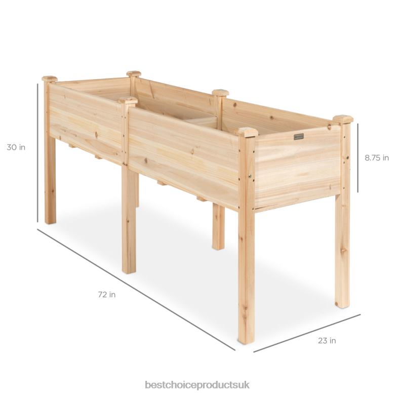 Lawn & Garden | Best Choice ProductsRaised Garden Bed, Elevated Wood Garden Planter Stand N62R963 Natural