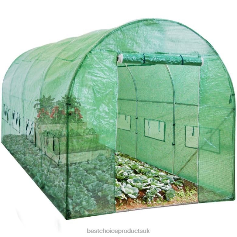Lawn & Garden | Best Choice ProductsWalk-In Greenhouse Tunnel Tent w/ Roll-Up Windows, Zippered Door N62R958 Green