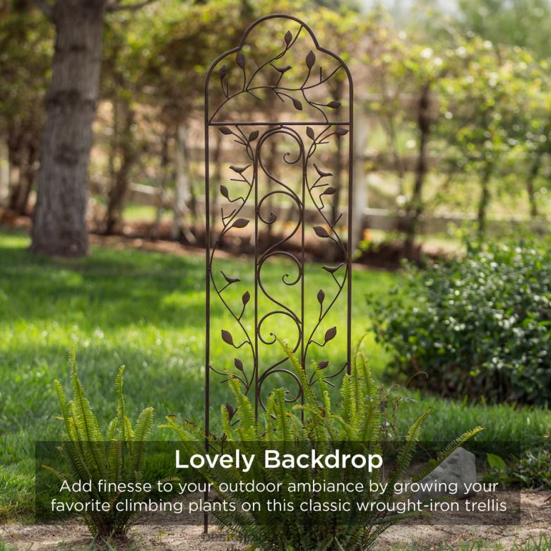 Lawn & Garden | Best Choice ProductsSet of 2 Iron Arched Garden Trellis N62R989 Black