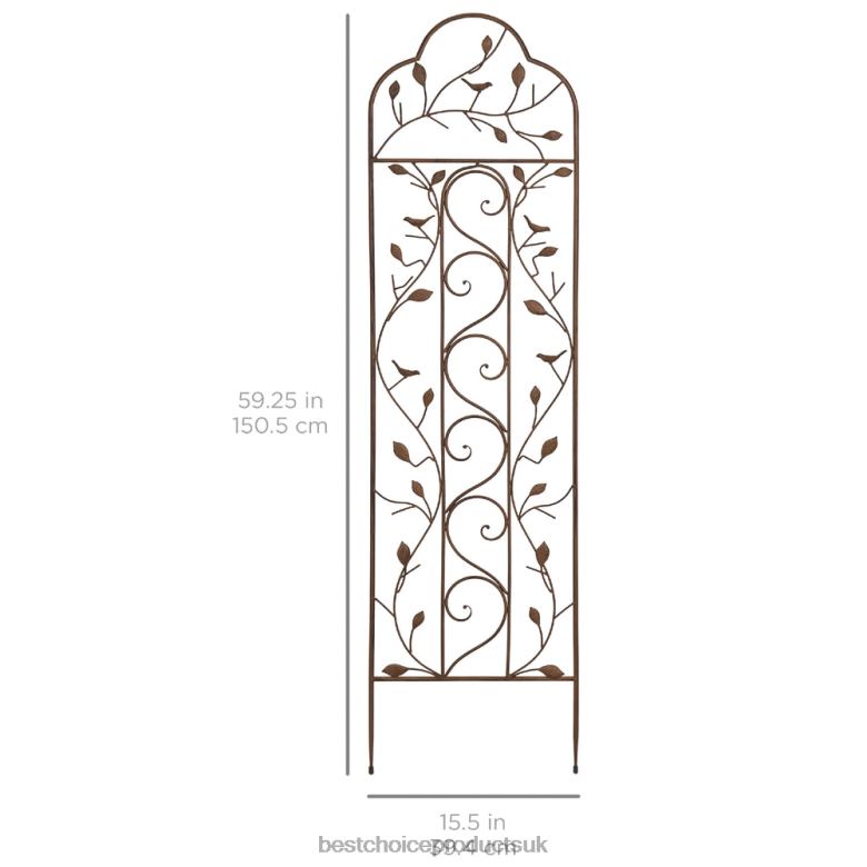 Lawn & Garden | Best Choice ProductsSet of 2 Iron Arched Garden Trellis N62R989 Black