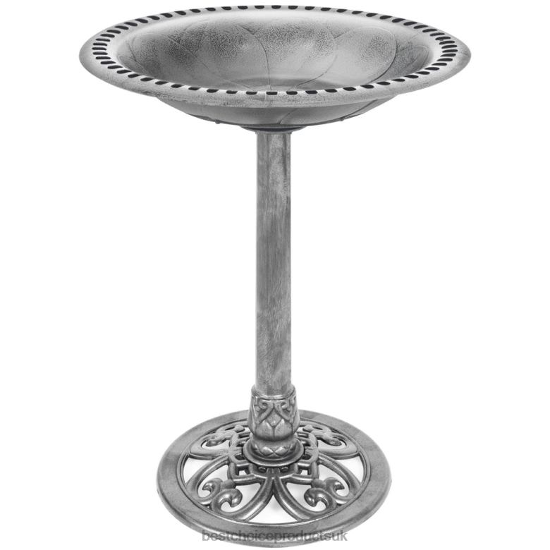Lawn & Garden | Best Choice ProductsVintage Outdoor Garden Bird Bath w/ Fleur-de-Lis Accents N62R961 Stone