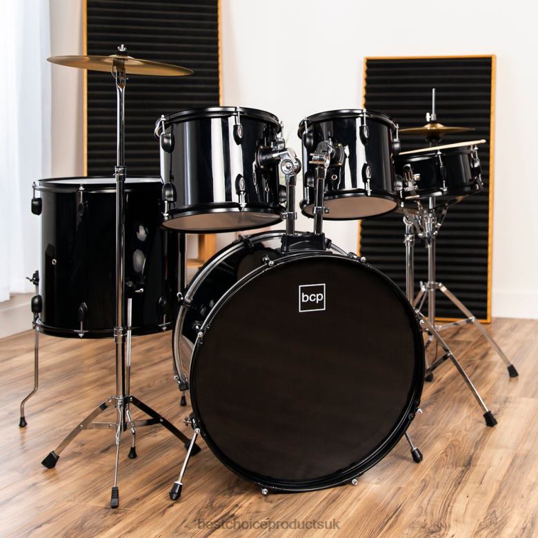 Musical Instruments | Best Choice Products5-Piece Full Size Drum Set For Adults N62R1149 Black