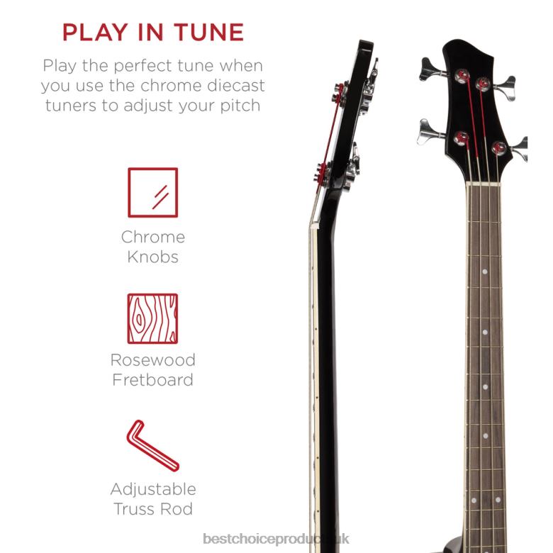 Musical Instruments | Best Choice ProductsAcoustic Electric Bass Guitar w/ Equalizer, Truss Rod N62R1144 Black