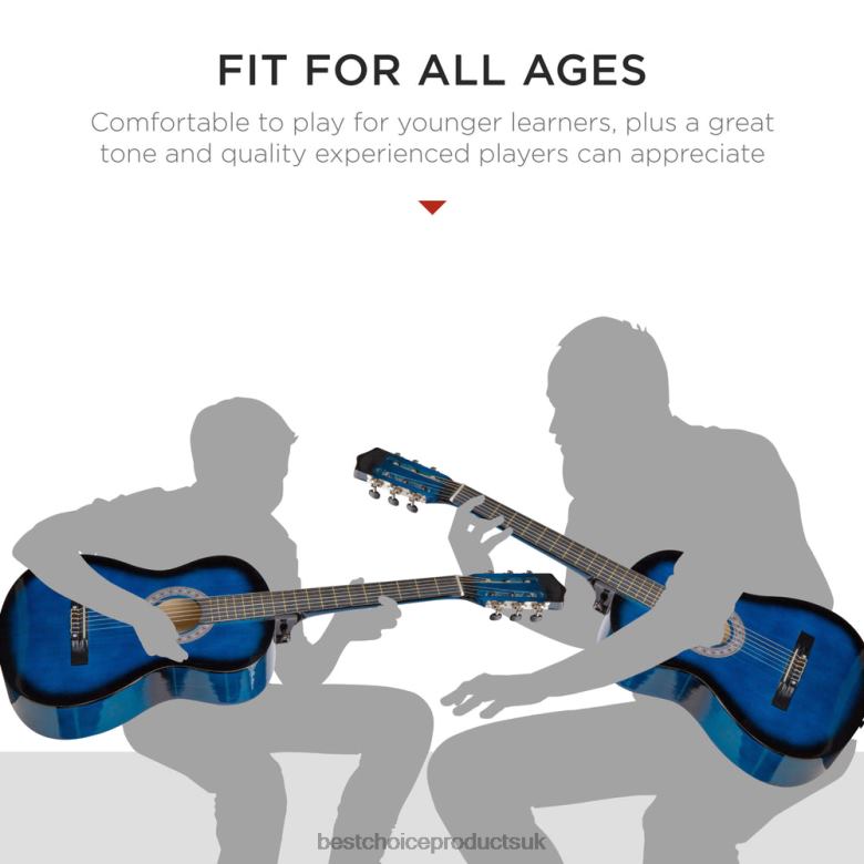 Musical Instruments | Best Choice ProductsBeginner Acoustic Guitar Set w/ Case, Strap, Digital Tuner, Strings N62R1111 Blueburst