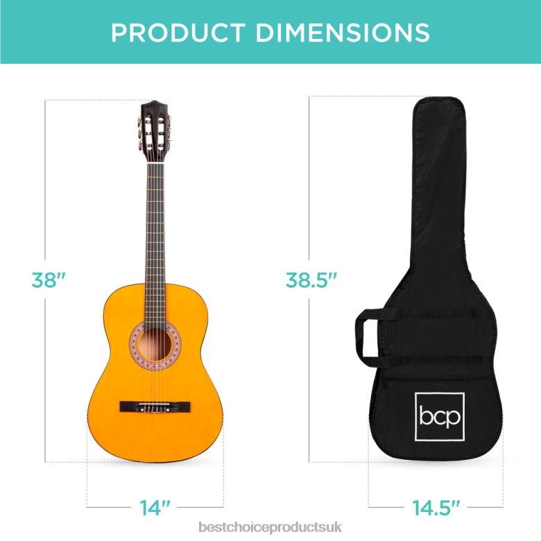 Musical Instruments | Best Choice ProductsBeginner Acoustic Guitar Set w/ Case, Strap, Digital Tuner, Strings N62R1117 Natural