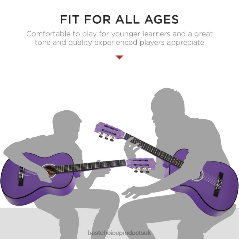 Musical Instruments | Best Choice ProductsBeginner Acoustic Guitar Set w/ Case, Strap, Digital Tuner, Strings N62R1118 Purple