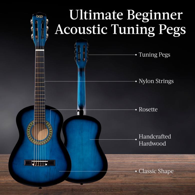 Musical Instruments | Best Choice ProductsKids Acoustic Guitar Beginner Starter Kit with Carrying Case N62R1038 Blue