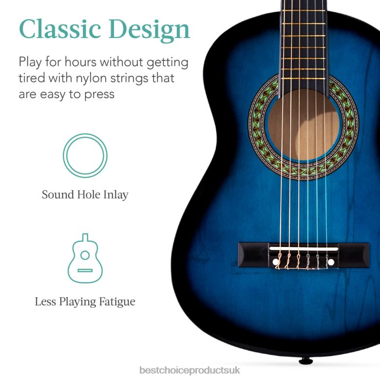 Musical Instruments | Best Choice ProductsKids Acoustic Guitar Beginner Starter Kit with Carrying Case N62R1038 Blue