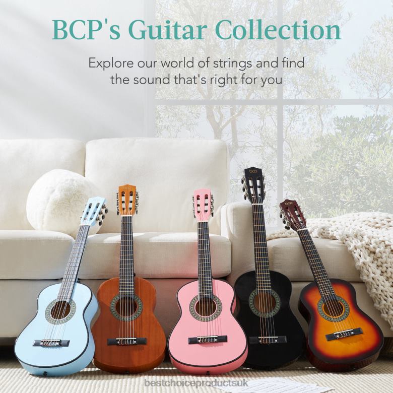 Musical Instruments | Best Choice ProductsKids Acoustic Guitar Beginner Starter Kit with Carrying Case N62R1038 Blue