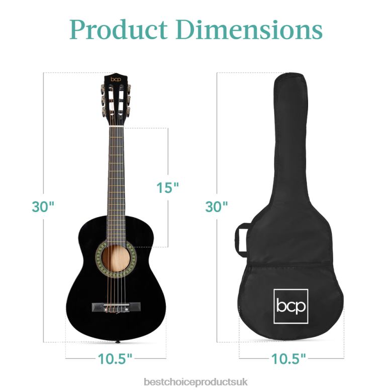 Musical Instruments | Best Choice ProductsKids Acoustic Guitar Beginner Starter Kit with Carrying Case N62R1046 Black