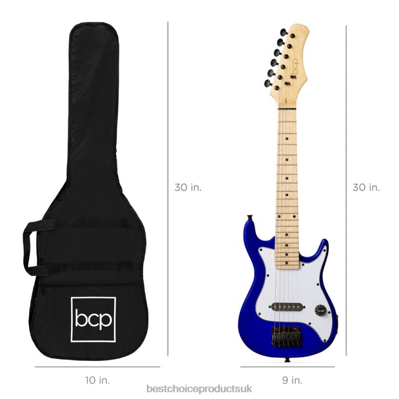 Musical Instruments | Best Choice ProductsKids Electric Guitar Beginner Starter Kit w/ 5W Amplifier N62R1089 Metallic Blue