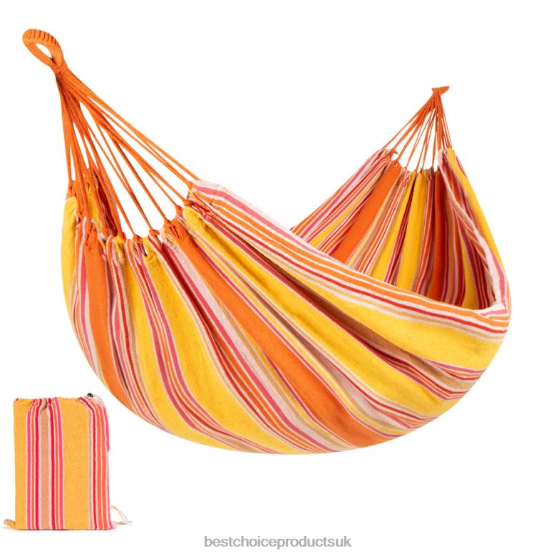 Outdoor Living | Best Choice Products2-Person Brazilian-Style Double Hammock w/ Portable Carrying Bag N62R415 Sunset