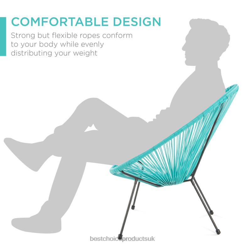 Outdoor Living | Best Choice Products4-Piece All-Weather Acapulco Conversation Set w/ Table, Loveseat N62R913 Teal