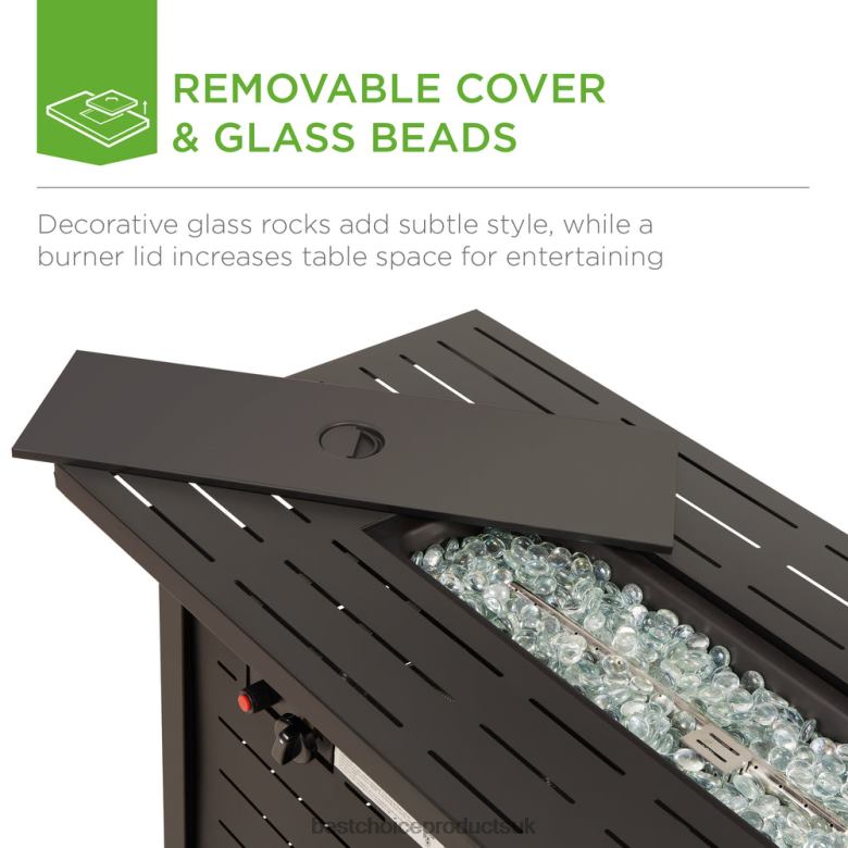 Outdoor Living | Best Choice Products50,000 BTU Steel Propane Gas Fire Pit w/ Auto Ignition N62R855 Dark Brown