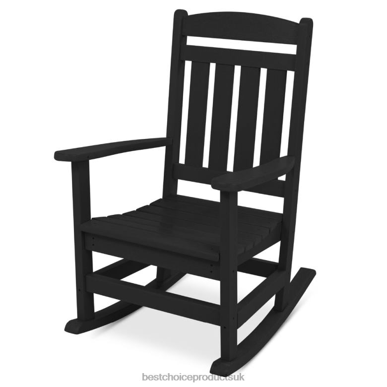Outdoor Living | Best Choice ProductsAll-Weather Indoor Outdoor Porch Rocking Chair w/ 300lb Weight Capacity N62R1318 Black