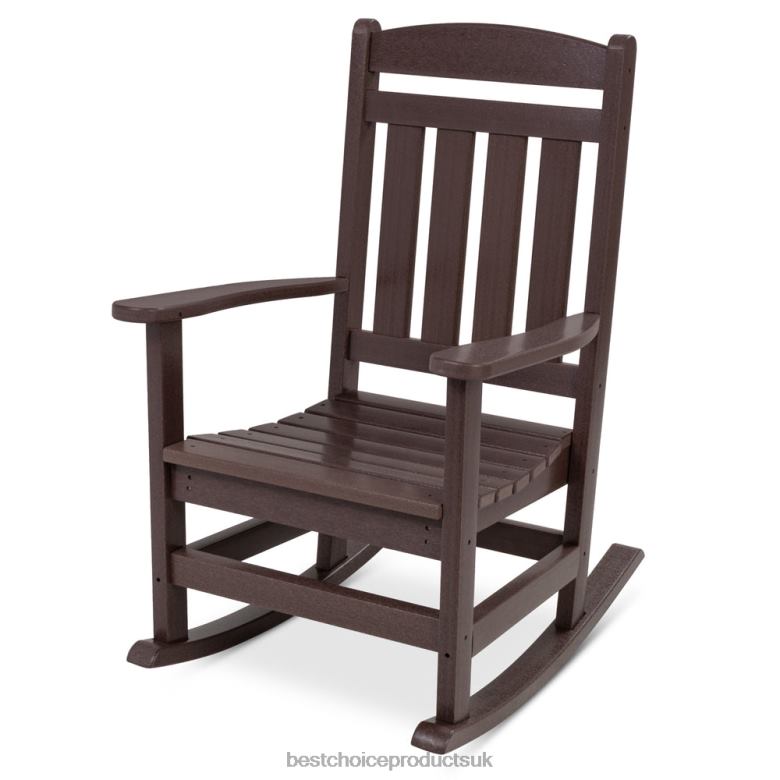 Outdoor Living | Best Choice ProductsAll-Weather Indoor Outdoor Porch Rocking Chair w/ 300lb Weight Capacity N62R1320 Brown