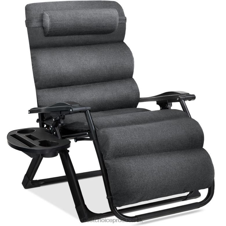 Outdoor Living | Best Choice ProductsOversized Zero Gravity Chair, Folding Outdoor Recliner w/ Removable Cushion N62R1429 Fossil Gray