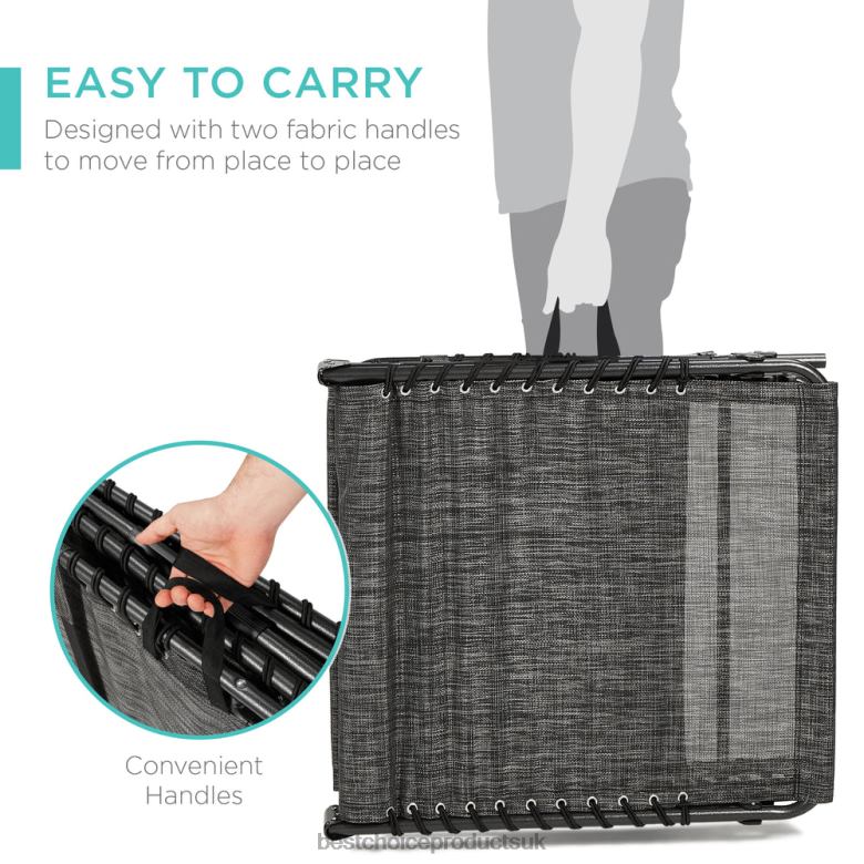 Outdoor Living | Best Choice ProductsPortable Patio Chaise Lounge Chair Outdoor Recliner w/ Pillow N62R830 Gray