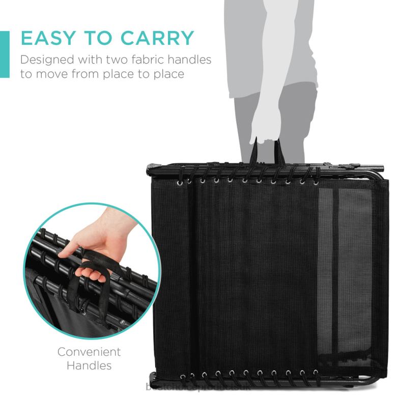 Outdoor Living | Best Choice ProductsPortable Patio Chaise Lounge Chair Outdoor Recliner w/ Pillow N62R832 Black