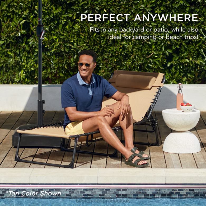 Outdoor Living | Best Choice ProductsPortable Patio Chaise Lounge Chair Outdoor Recliner w/ Pillow N62R840 Teal