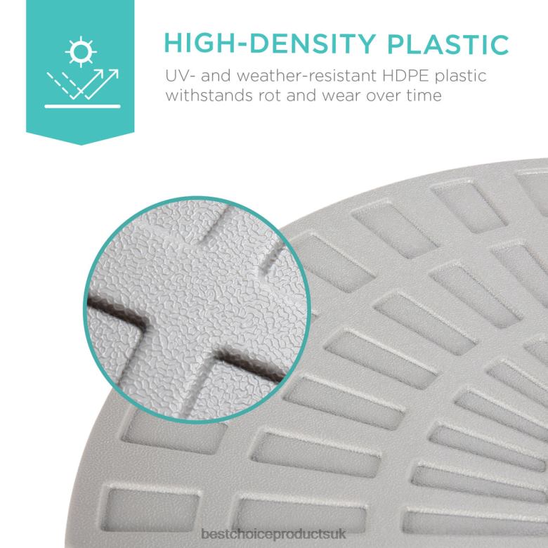 Outdoor Living | Best Choice Products4-Piece Cantilever Offset Patio Umbrella Base Stand w/ Carry Handles N62R911 Black