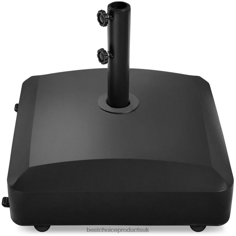 Outdoor Living | Best Choice ProductsFillable Mobile Umbrella Base Stand w/ 4 Wheels, 2 Locks, 123lb Capacity N62R418 Black