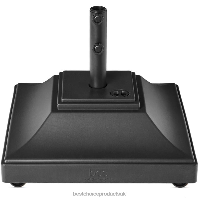 Outdoor Living | Best Choice ProductsMobile Umbrella Base, Fillable Stand w/ 4 Wheels, 2 Locks, 120lb Capacity N62R1442 Black