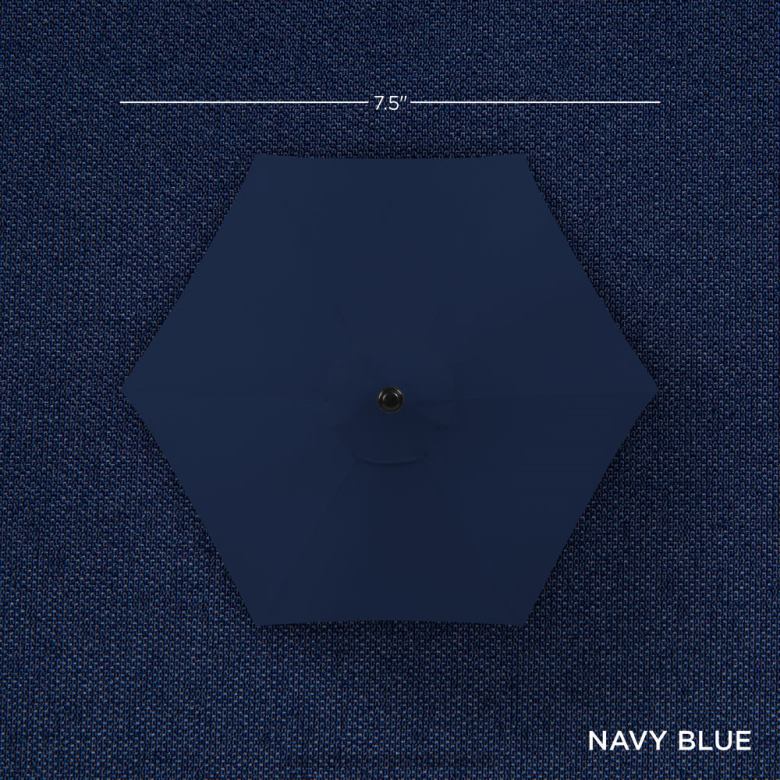 Outdoor Living | Best Choice ProductsOutdoor Solar Patio Umbrella w/ Push Button Tilt, Crank Lift N62R859 Navy Blue