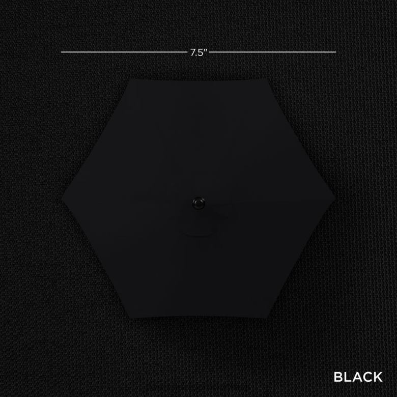 Outdoor Living | Best Choice ProductsOutdoor Solar Patio Umbrella w/ Push Button Tilt, Crank Lift N62R861 Black