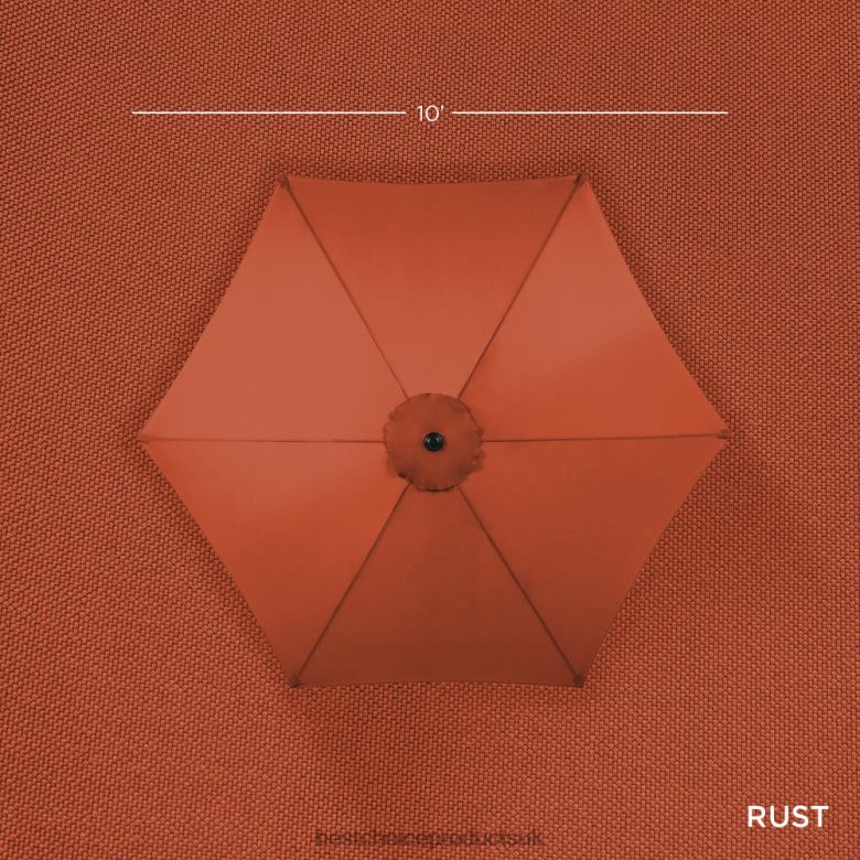 Outdoor Living | Best Choice ProductsOutdoor Steel Market Patio Umbrella Decoration w/ Tilt, Crank Lift N62R1376 Rust