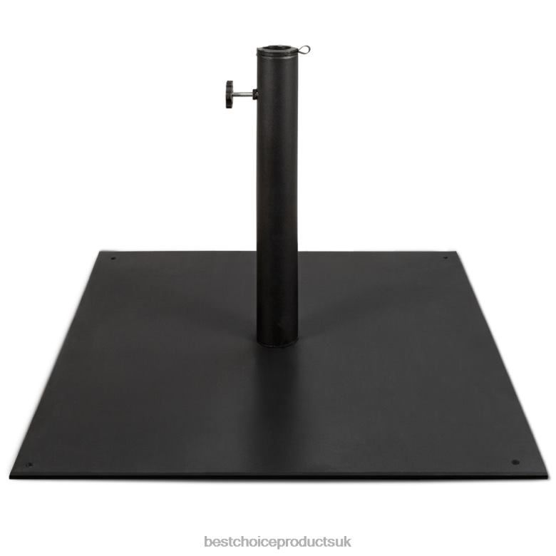 Outdoor Living | Best Choice ProductsSteel Umbrella Base, Patio Stand w/ Tightening Knob & Anchor Holes N62R425 Black