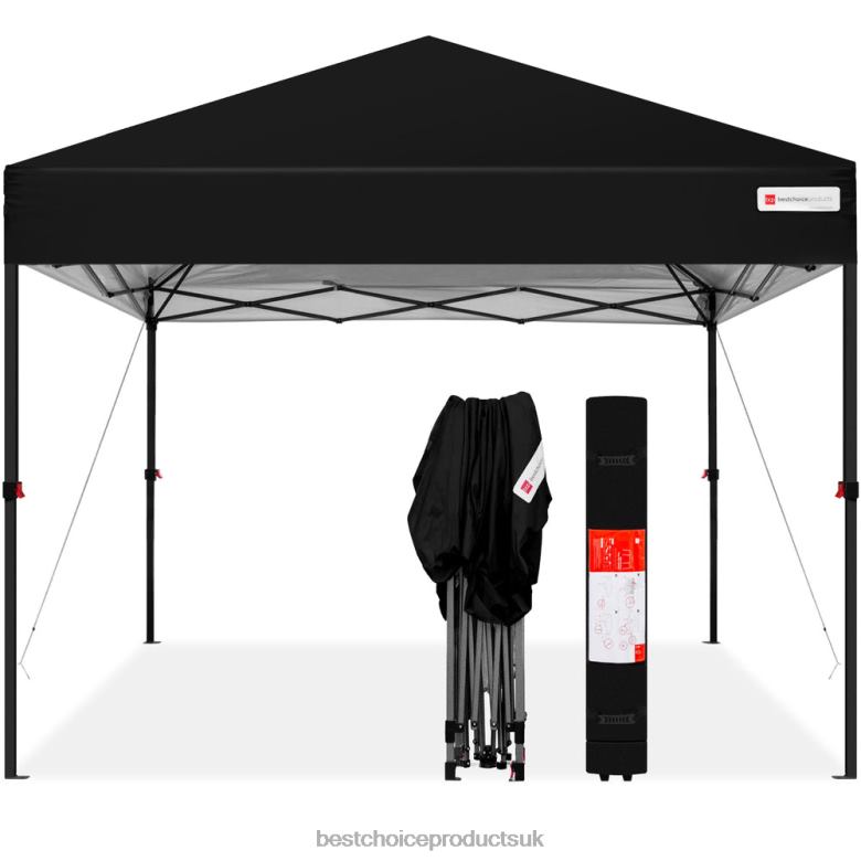 Outdoor Living | Best Choice ProductsOne-Person Setup Instant Pop Up Canopy w/ Wheeled Bag N62R1050 Black