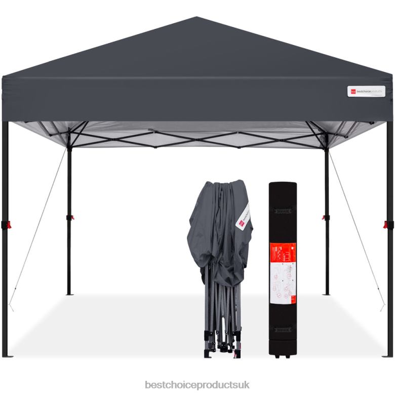 Outdoor Living | Best Choice ProductsOne-Person Setup Instant Pop Up Canopy w/ Wheeled Bag N62R1051 Gray