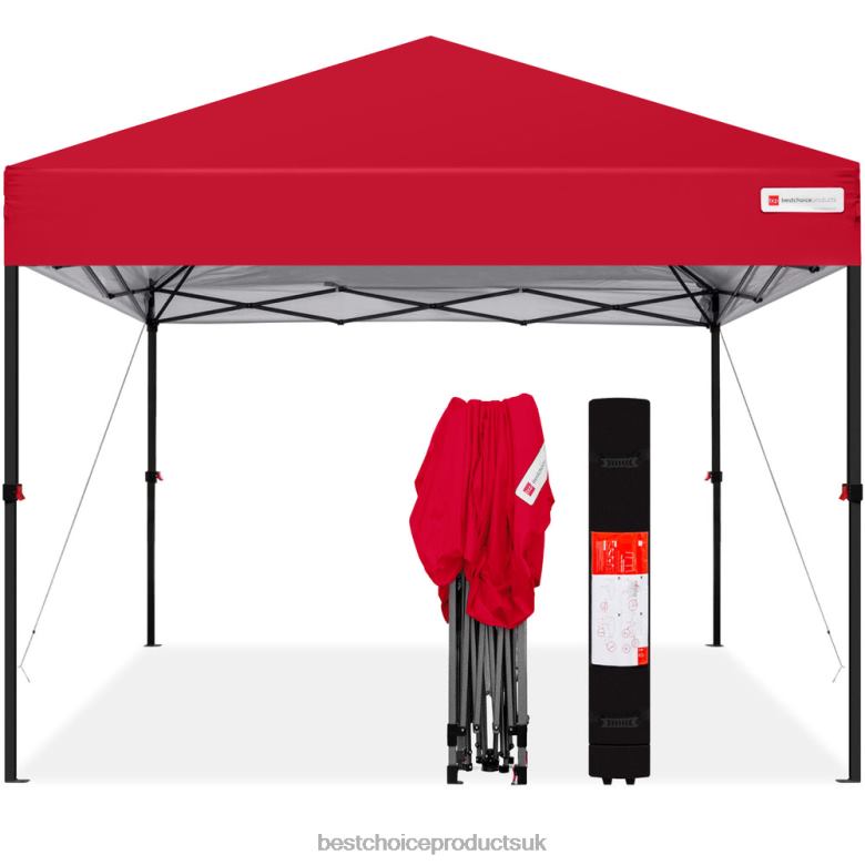 Outdoor Living | Best Choice ProductsOne-Person Setup Instant Pop Up Canopy w/ Wheeled Bag N62R1053 Red