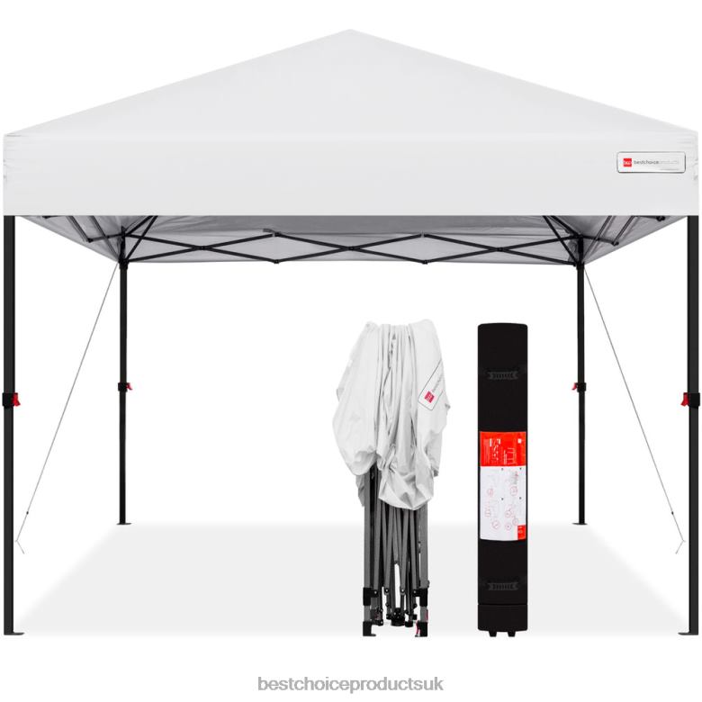 Outdoor Living | Best Choice ProductsOne-Person Setup Instant Pop Up Canopy w/ Wheeled Bag N62R1054 White