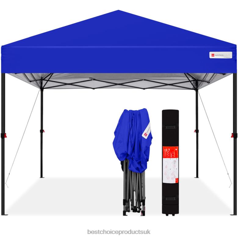 Outdoor Living | Best Choice ProductsOne-Person Setup Instant Pop Up Canopy w/ Wheeled Bag N62R1060 Resort Blue