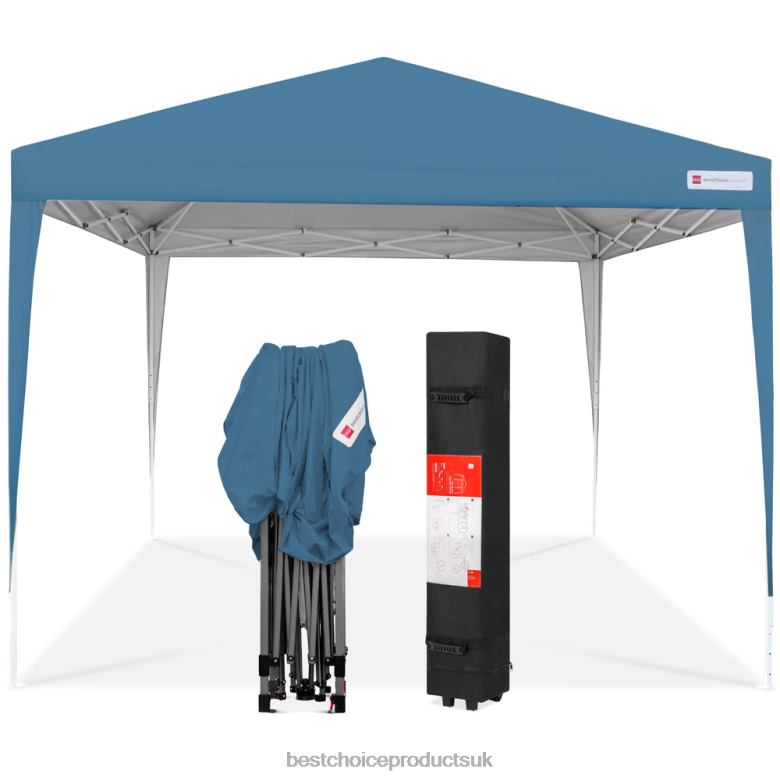 Outdoor Living | Best Choice ProductsOutdoor Portable Pop Up Canopy Tent w/ Carrying Case, 10x10ft N62R1153 Blue