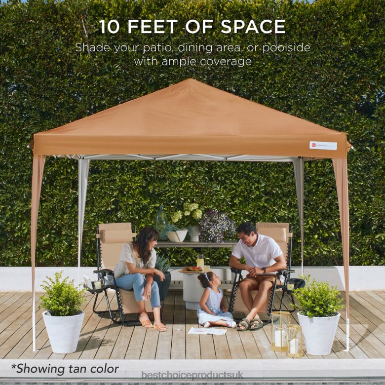 Outdoor Living | Best Choice ProductsOutdoor Portable Pop Up Canopy Tent w/ Carrying Case, 10x10ft N62R1156 Orange