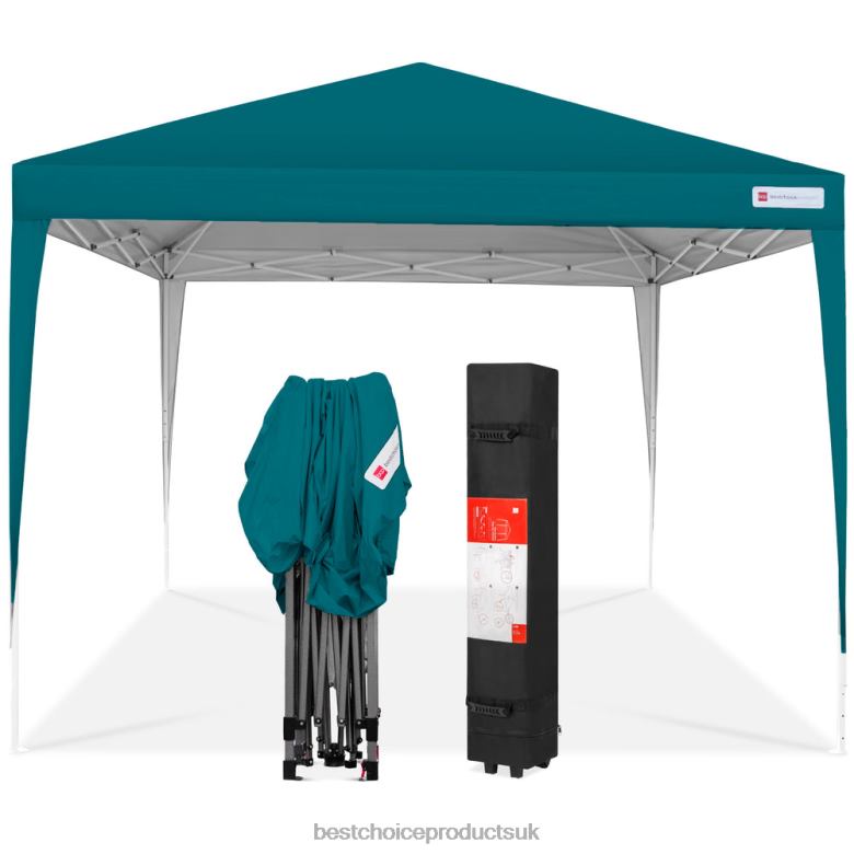 Outdoor Living | Best Choice ProductsOutdoor Portable Pop Up Canopy Tent w/ Carrying Case, 10x10ft N62R1158 Cerulean