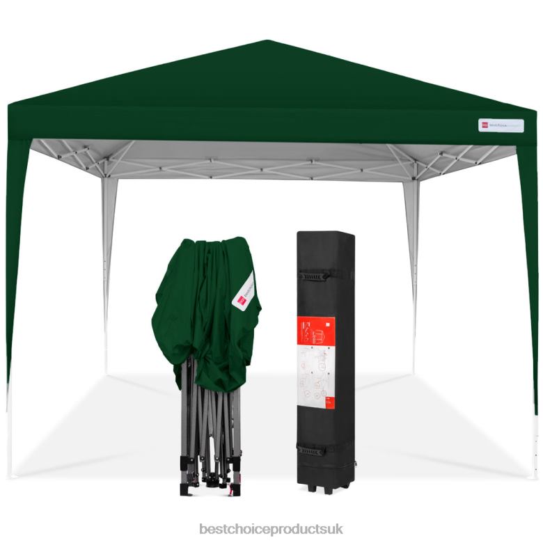 Outdoor Living | Best Choice ProductsOutdoor Portable Pop Up Canopy Tent w/ Carrying Case, 10x10ft N62R1159 Forest Green