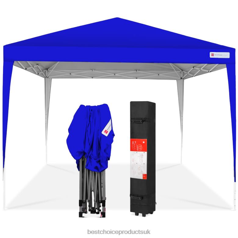 Outdoor Living | Best Choice ProductsOutdoor Portable Pop Up Canopy Tent w/ Carrying Case, 10x10ft N62R1161 Resort Blue